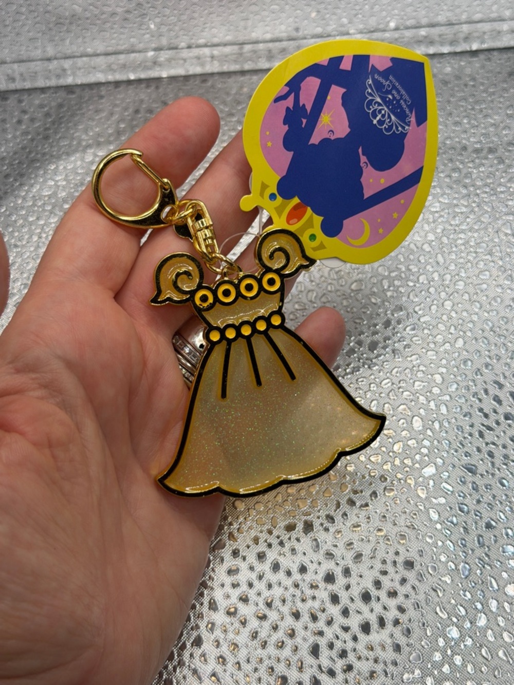 2018 Sailor Moon Princess Serenity Stained Glass Bag Charm/Keychain/Trinket